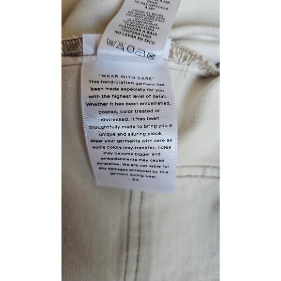 Good American Jumpsuit Fit for Success Palazzo Jumpsuit in Bone, Womens Sz 3 NEW - Picture 11 of 12